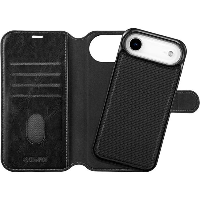Champion - Champion iPhone Air Plånboksfodral Slim 2-in-1 - Svart