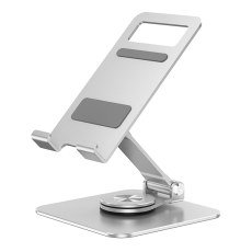 R-JUST - R-JUST Mobilhållare Roterbart Bordsstativ HZ24 - Silver