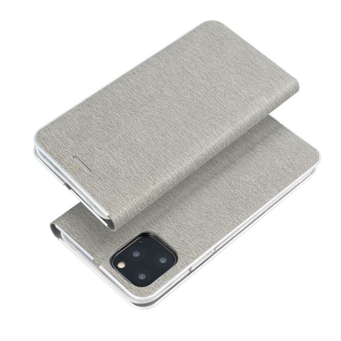 OEM - iPhone 15 Plus Mobilfodral Kabura Luna - Silver
