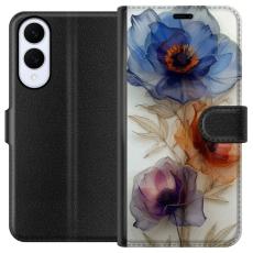 iSecrets - Pl&aring;nboksfodral till Samsung Galaxy S25 Edge med Silkesblommor