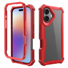A-One Brand - iPhone 17 Mobilskal TPU + PC Shockproof - Röd