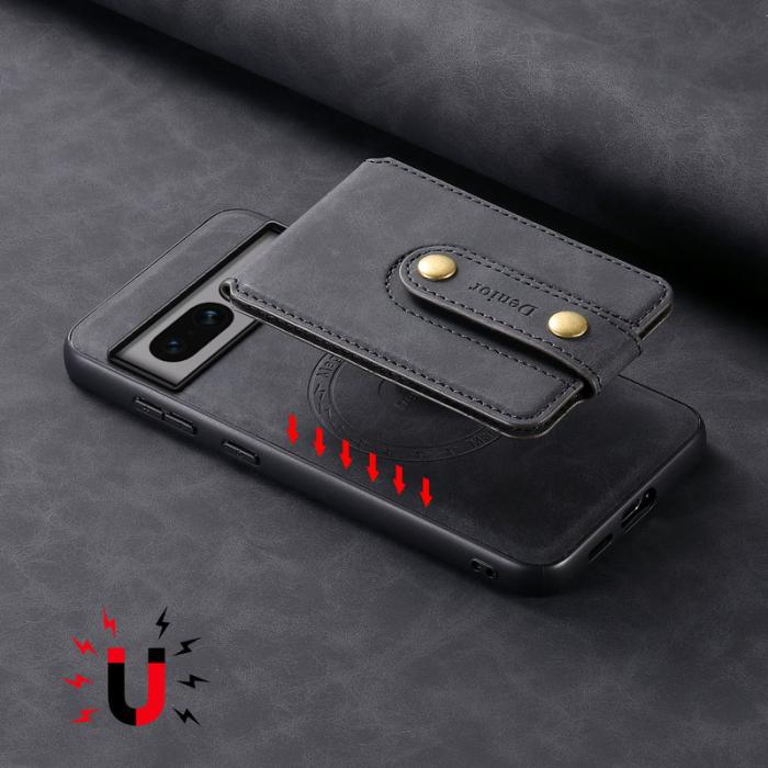 DENIOR - DENIOR D14 Google Pixel 7 Pro 5G Fodral PU+PC+TPU Svart