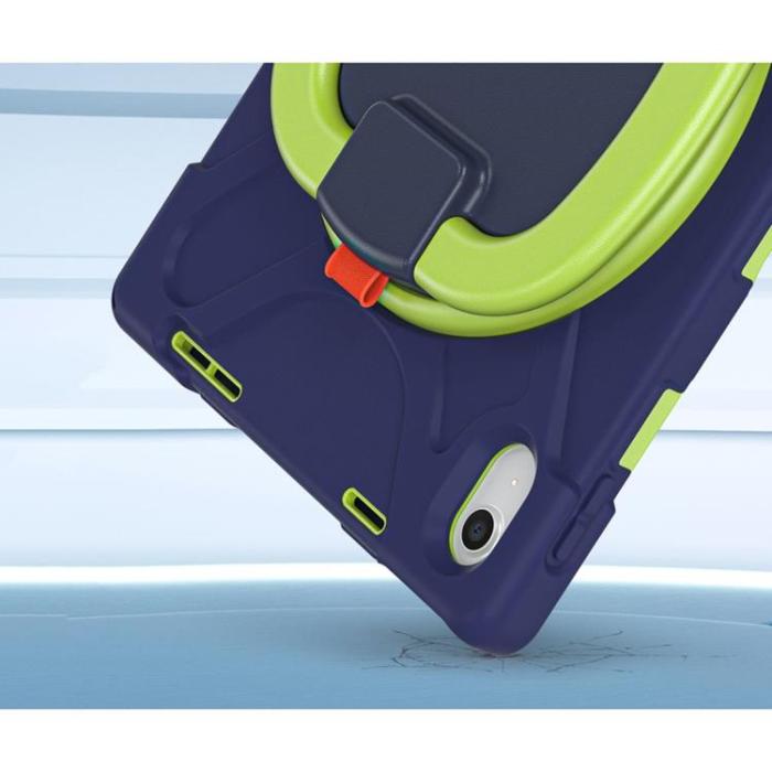 Tech-Protect - Tech-Protect iPad 10.9 (2022) Fodral X-Armored - Navy/Lime