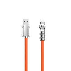 Dudao - Dudao Kabel USB-A Till Lightning (1m) Angled - Orange