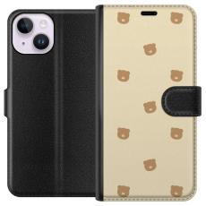 iSecrets - Plånboksfodral till Apple iPhone 14 med Björnmönster