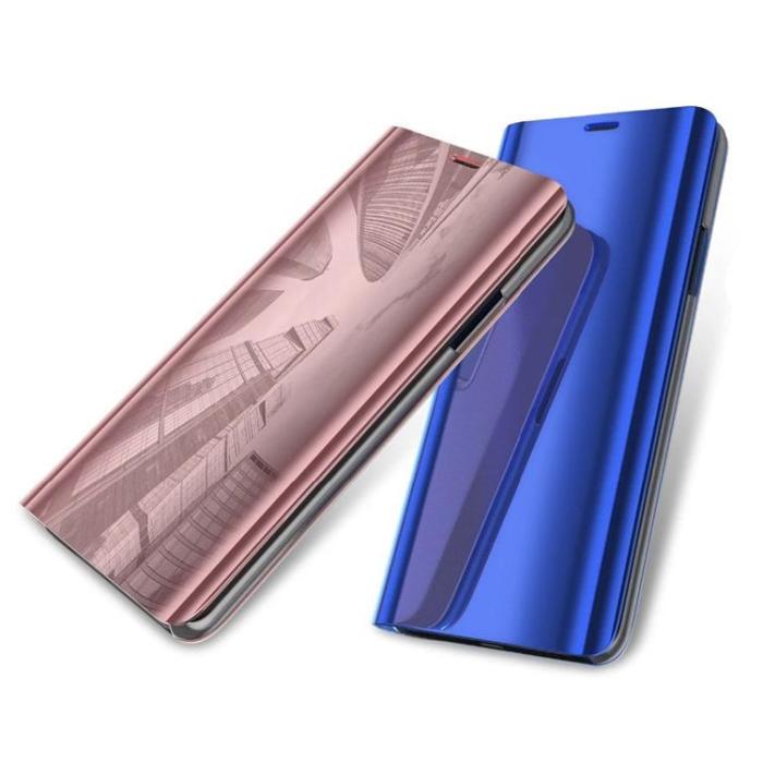 UTGATT1 - Clear View Mobilfodral Huawei P Smart 2020 - Blå