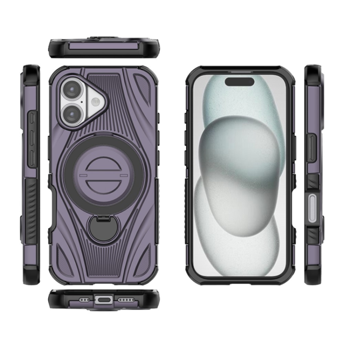 A-One Brand - iPhone 17 Mobilskal MagSafe Magnetic Kickstand - Lila