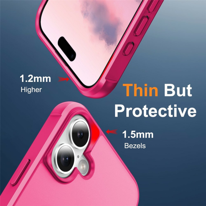A-One Brand - iPhone 17 Mobilskal MagSafe TPU+PC Kickstand - Rosé