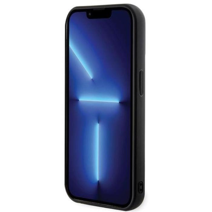 KARL LAGERFELD - Karl Lagerfeld iPhone 15 Pro Mobilskal 3D Glitter Logo - Svart