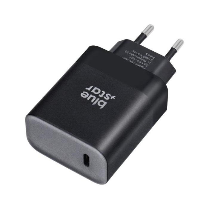 Blue Star - Blue Star Supersnabb laddare 45W med USB C-uttag 3A med PD och QC 4.0