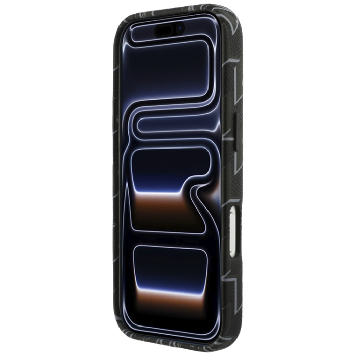 KARL LAGERFELD - Karl Lagerfeld Mobilskal till iPhone 17 Pro Max Magsafe Monogram logo - Svart