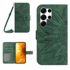 OEM - Pl&aring;nboksfodral f&ouml;r Samsung Galaxy S26 Ultra Konstl&auml;der Stativ - M&ouml;rkgr&ouml;n