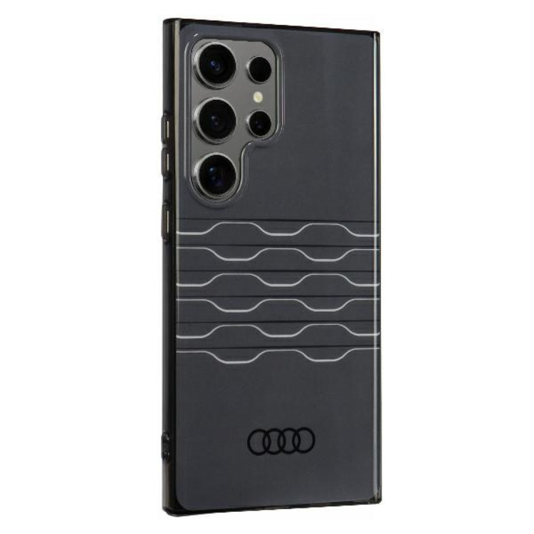 Audi Mobilskal till Galaxy S24 Ultra Geometric Pattern - Svart