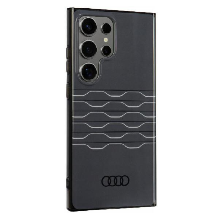 Audi - Audi Galaxy S24 Ultra Mobilskal Geometric Pattern - Svart