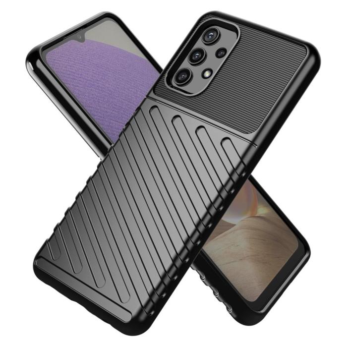 OEM - THUNDER skal för Samsung Galaxy A23 5G svart
