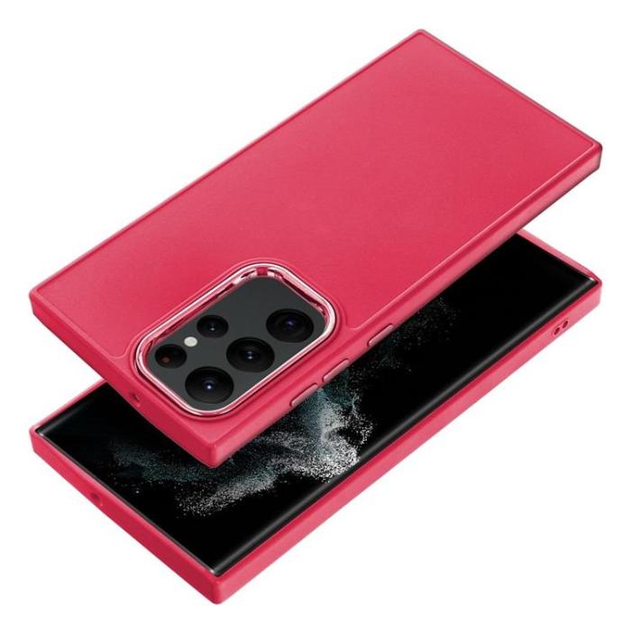 OEM - Galaxy S22 Ultra Mobilskal Frame - Rosa