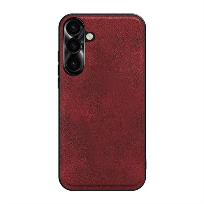 OEM - Mobilskal för Samsung Galaxy S26 Plus PU + TPU + PC - Vinröd