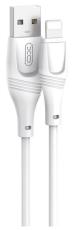 XO - XO USB Till Lightning 3m Kabel 2A NB238 - Vit
