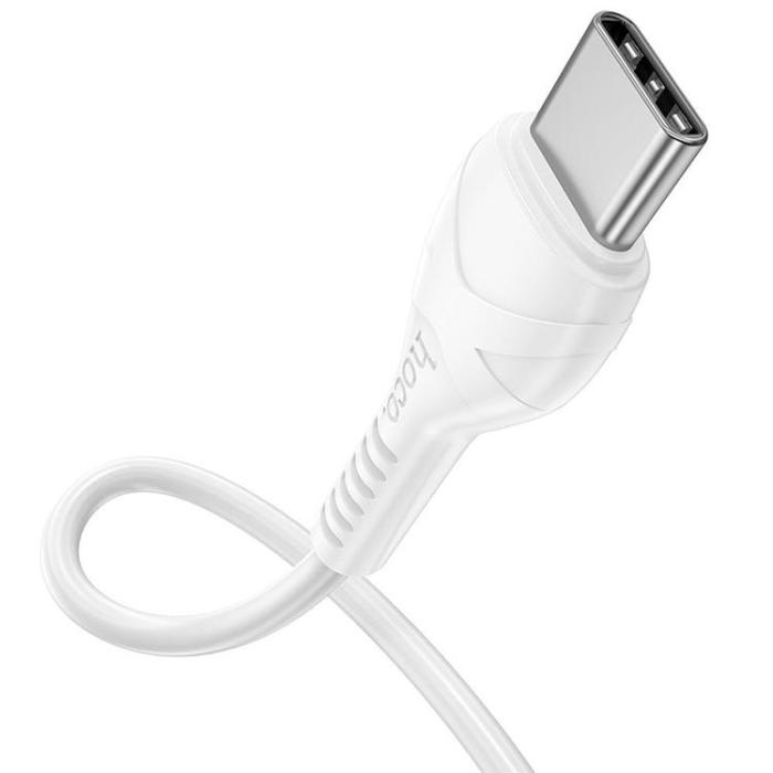 Hoco - Hoco USB-C Till USB-C Kabel 60W 1m - Vit