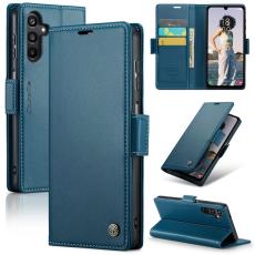 Caseme - CASEME Pl&aring;nboksfodral Konstl&auml;der f&ouml;r Samsung Galaxy A16 5G - Bl&aring;