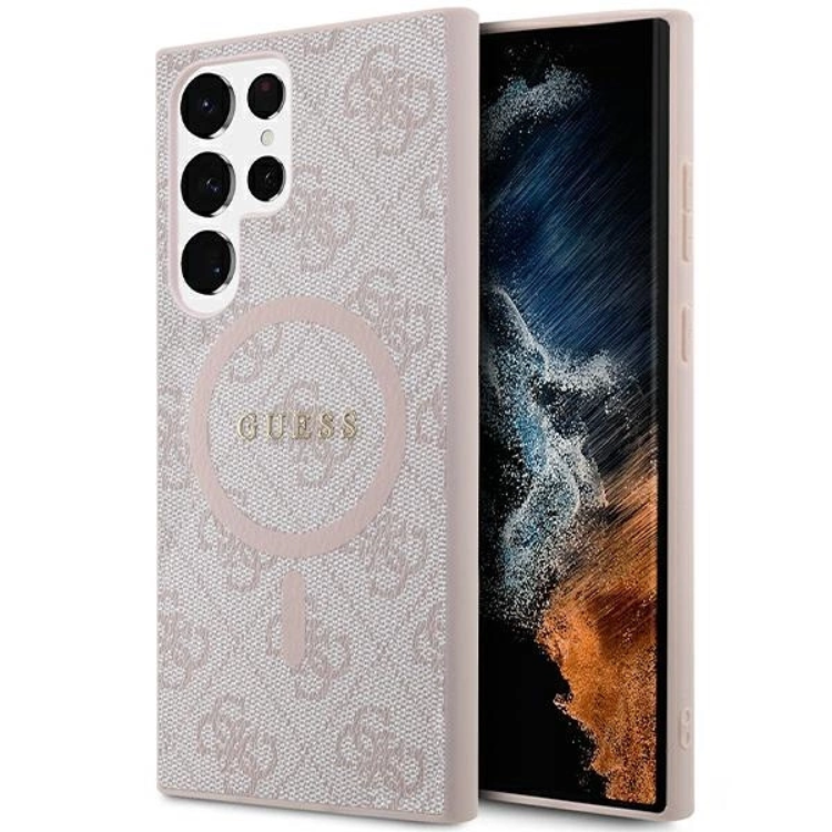 Guess Galaxy S24 Ultra Mobilskal Magsafe Collection - Rosa | 2353 | AlltMobil