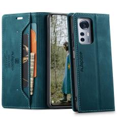 AUTSPACE - AUTSPACE Xiaomi 12X 5G Wallet Fodral KonstL&auml;der - Bl&aring;
