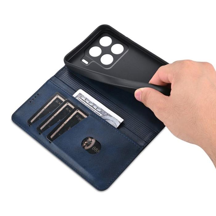 AZNS - AZNS Xiaomi 15 Pro Plånboksfodral Konstläder - Blå