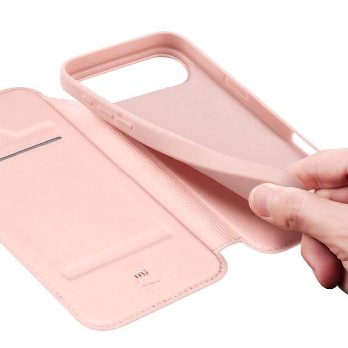 Dux Ducis - DUX DUCIS iPhone Air Fodral Skin Pro Series KonstLäder - Rosa
