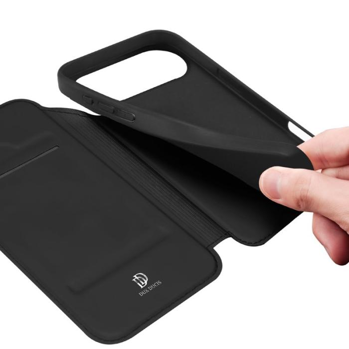 Dux Ducis - DUX DUCIS iPhone Air Fodral Skin Pro Series KonstLäder - Svart