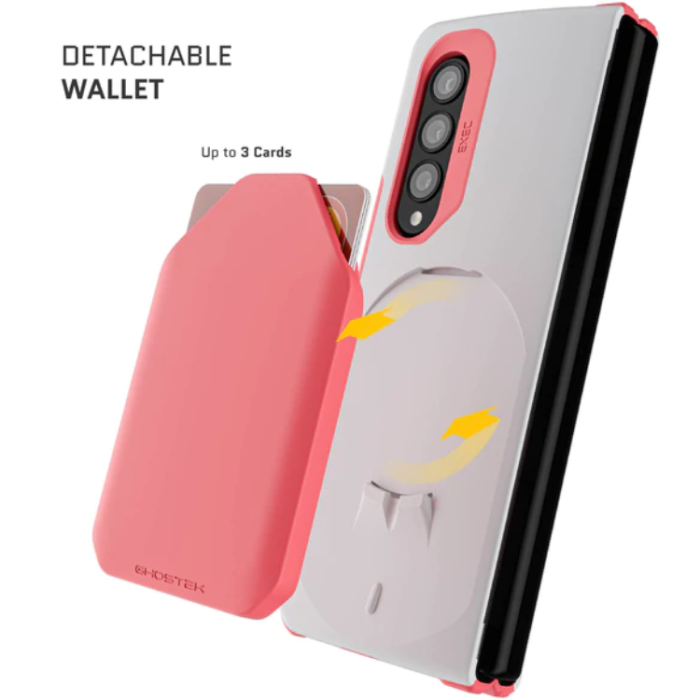 Ghostek - Ghostek EXEC Korthållare Skal Galaxy Z Fold 3 - Rosa