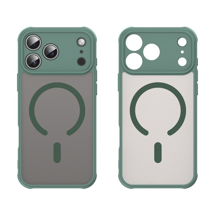 A-One Brand - iPhone 17 Pro Max Mobilskal MagSafe Anti Drop - Grön