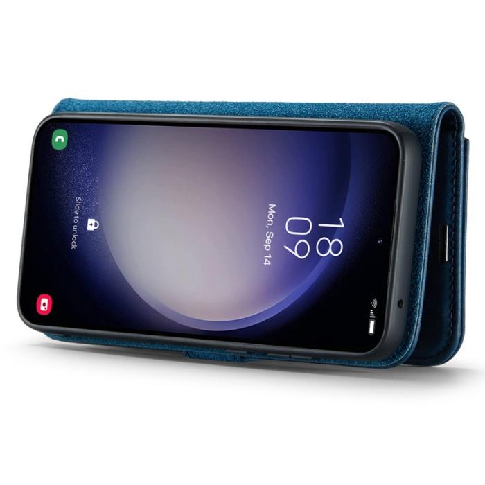 DG.MING - DG.MING Samsung Galaxy A56 5G Plånboksfodral Äkta läder - Blå