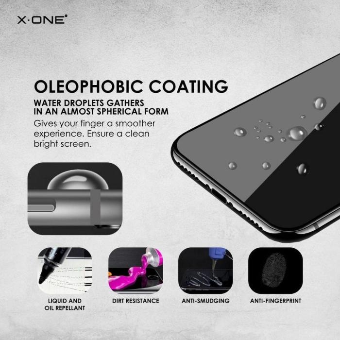 X-One - X-ONE Härdat Glas till iPhone Xs/11 Pro 3D Full Cover Svart