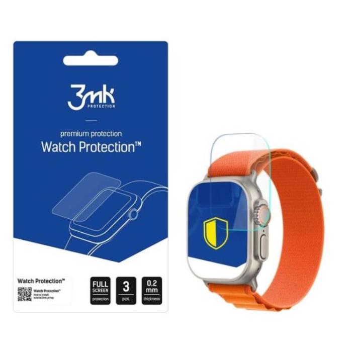 3MK - 3MK Apple Watch Ultra (49mm) Hybrid Okrossbart Glas FlexibleGlass