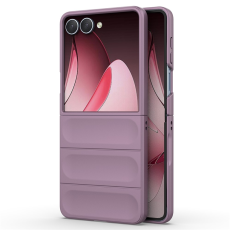 A-One Brand - Galaxy Z Flip 7 Mobilskal Anti-Drop TPU Rugged - Ljuslila