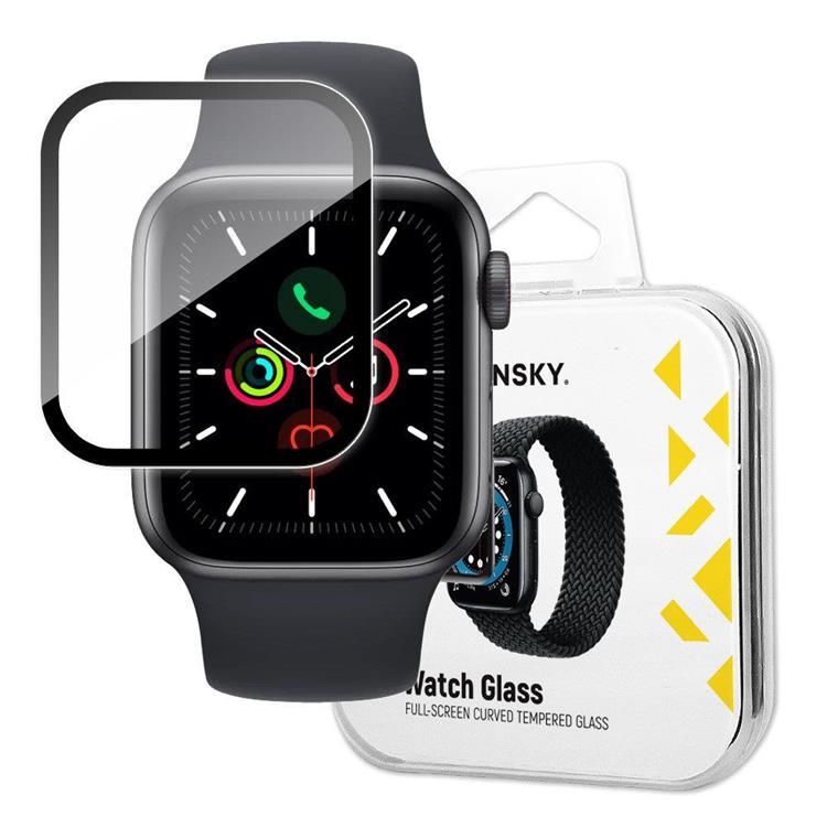 Wozinsky Apple Watch 44mm Härdat Glas Hybrid - Svart | 5468 | AlltMobil