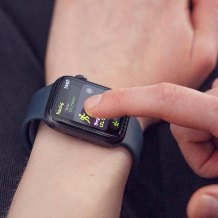Wozinsky - Wozinsky Apple Watch 44mm Härdat Glas Hybrid - Svart