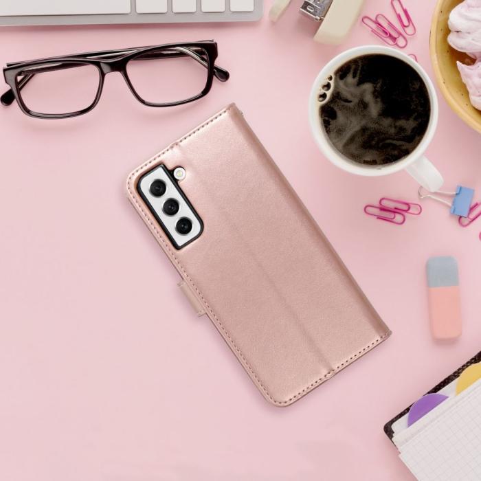 Forcell - Forcell Galaxy A13 5G Fodral Mezzo - Träd Rosa Guld