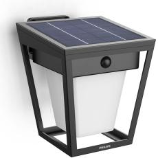Philips - Philips Nissa Vägglampa Solcell LED 250/20lm - Svart
