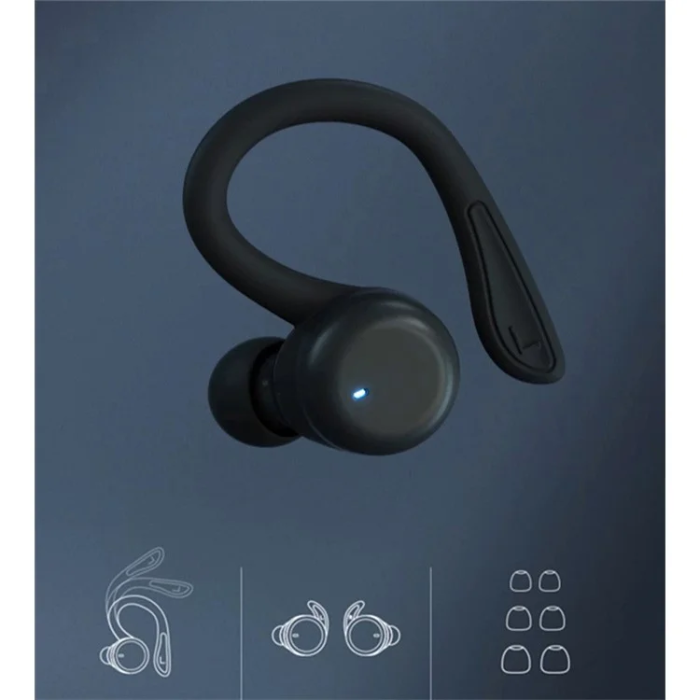 A-One Brand - Vattentäta Bluetooth In-Ear SportHörlurar IPX6 T40 - Blå