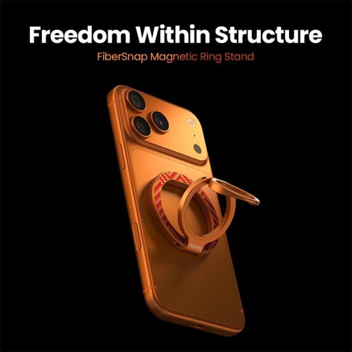 Nillkin - NILLKIN Magnetisk Ringhållare Kickstand Aramid Fiber Aluminiumhållare