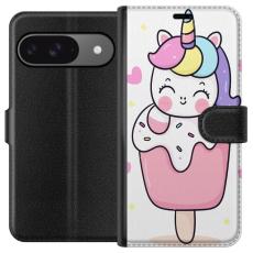 iSecrets - Plånboksfodral till Google Pixel 9 med Glad enhörning