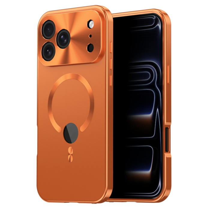 A-One Brand - iPhone 17 Pro Max Mobilskal MagSafe med Skärmskydd - Orange