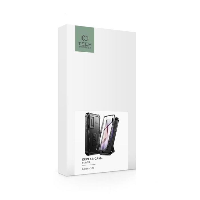 Tech-Protect - Tech-Protect Galaxy S24 Ultra Mobilskal Kevlar Cam Plus - Svart
