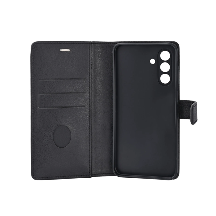 Radicover - Radicover Galaxy A36 5G Plånboksfodral RFID 3 Kort PU - Svart