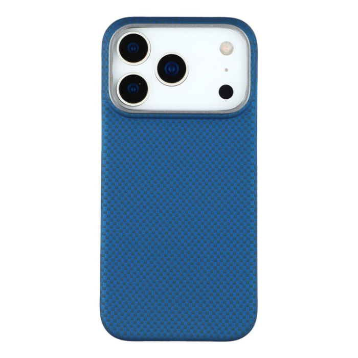 A-One Brand - iPhone 17 Pro Max Mobilskal MagSafe Carbon Fiber - Blå/Grön