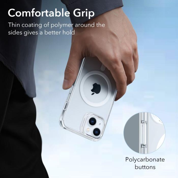 ESR - ESR iPhone 14 Plus Magsafe Skal Krystec Halolock - Clear