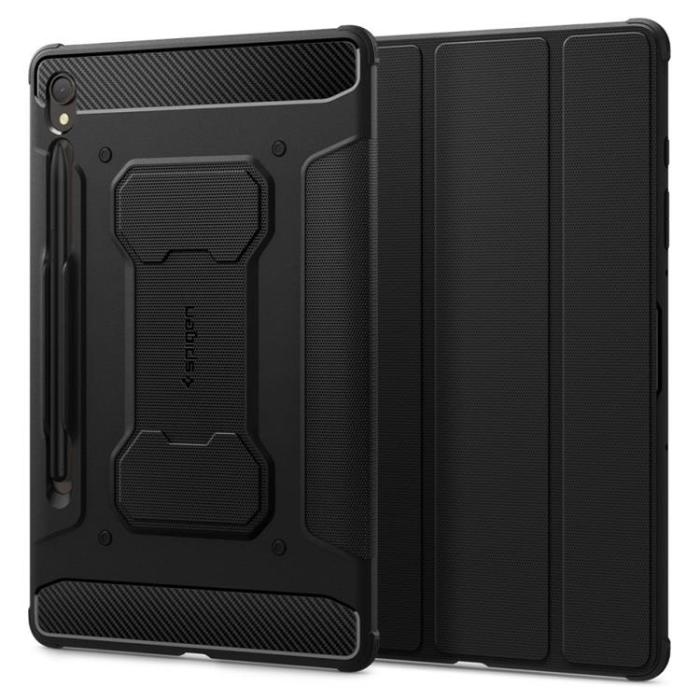 UTGATT - Spigen Galaxy Tab S9 Fodral Rugged Armor Pro - Svart