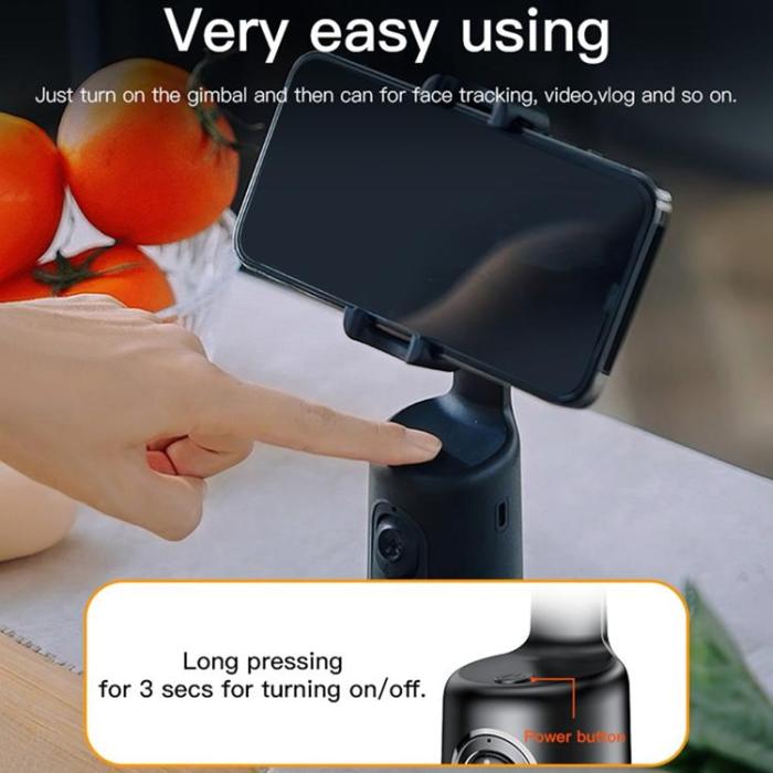 Yesido - YESIDO Gimbal med Ansiktsspårning och Mobilklämma SF15