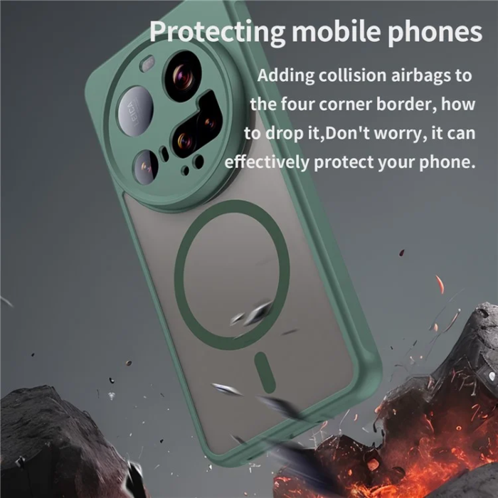 A-One Brand - Xiaomi 15 Ultra Mobilskal MagSafe Anti Drop - Grön